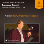 Nasce la prima degustazione in streaming