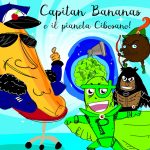 Capitan Bananas spiega ai bambini la sana alimentazione.