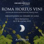 Il Vigneto Italia torna ad illuminare la notte capitolina con Roma Hortus Vini 2023