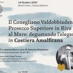 Il Conegliano Valdobbiadene Prosecco Superiore DOCG è a Cetara con tre Masterclass