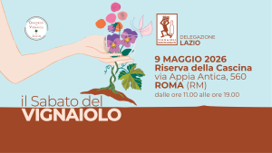 Il Sabato del Vignaiolo torna nel Lazio – 9 maggio 2026, Via Appia Antica